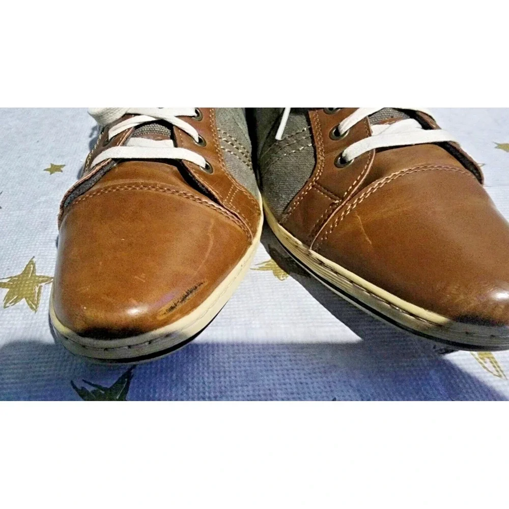 Men's SONOMA Goods for Life™ Ankle Dress Shoes‎ Size 11M Brown Gary